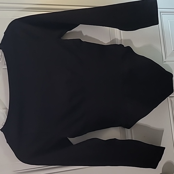 Women's Black Long Sleeve Shapewear Bodysuit - Picture 7 of 9